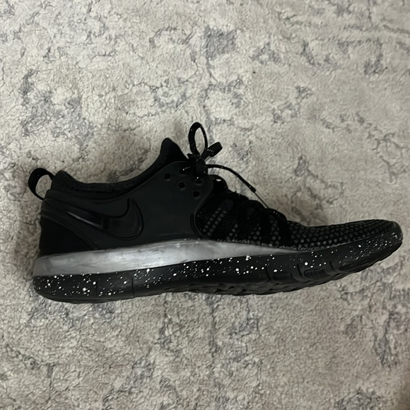 Nike Free TR 7 Selfie Training lace up sneakers black chrome Size 6.5 - Picture 3 of 17